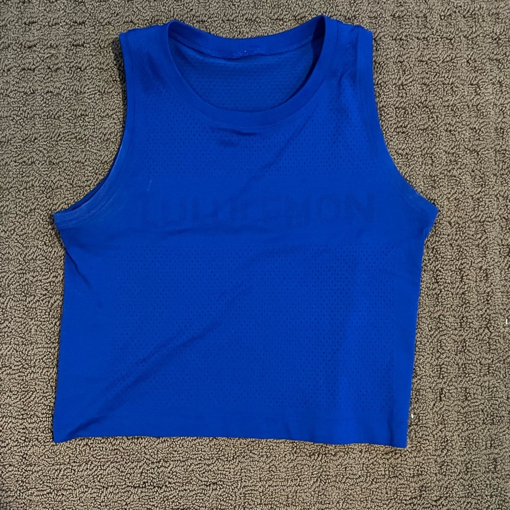 WORN ONCE LULULEMON CROPPED TANK